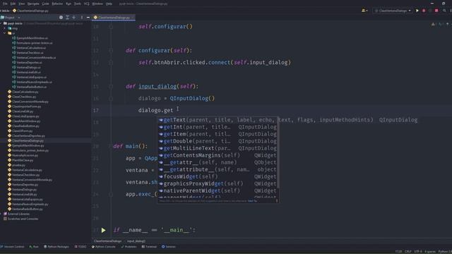 Ventanas de diálogo: QInputDialog | Interfaces gráficas con PyQt5 смотреть онлайн
