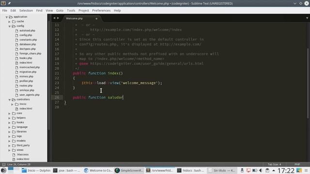 09 - Organización de Controladores, Vistas y Modelos en Subdirectorios [CodeIgniter 3 - PHP 7] смотреть онлайн