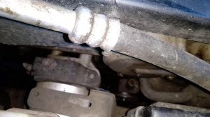 Ниссан Мурано замена ремня ГУР,  генератора и кондиционера, и сальника коленвала