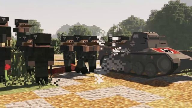 World War 2 in Minecraft -  INVASION OF POLAND