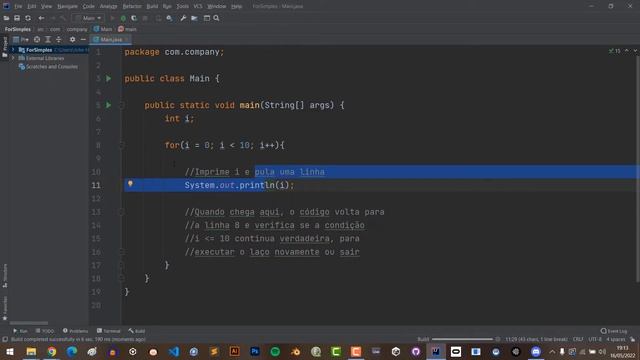Curso de Java para Iniciantes - 14 - Laço de Repetição For смотреть онлайн