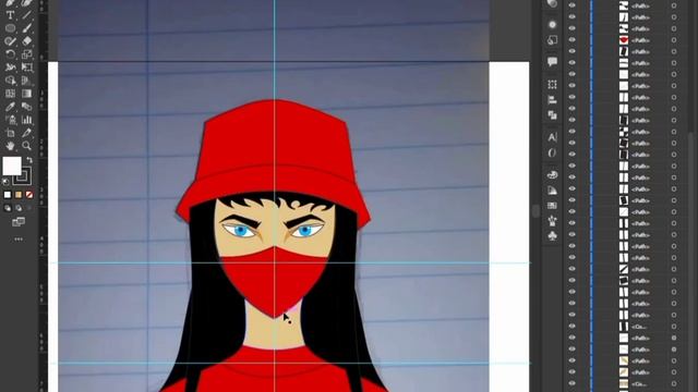 How to turn your pencil sketch into digital art in Adobe illustrator смотреть онлайн