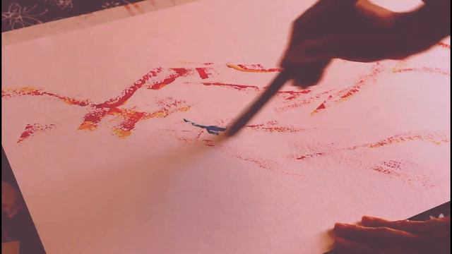 Nature, Dance, Watercolor: Let it Flow ~~ Painting Pink Mountains смотреть онлайн