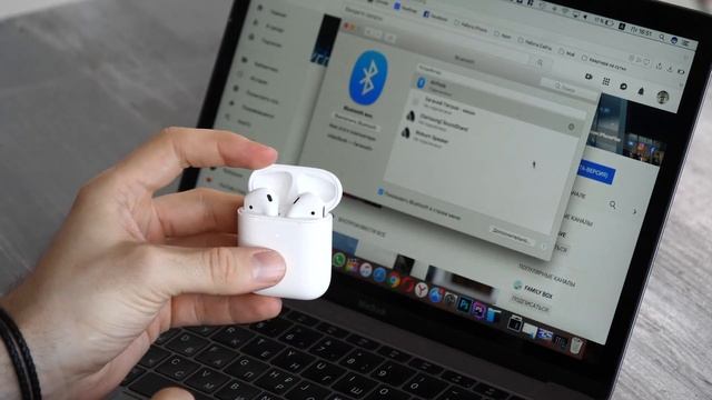 Как подключить AirPods к MacBook? смотреть онлайн