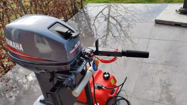 Yamaha 9.9HP 2-stroke outboard (15HP!) смотреть онлайн