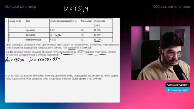 Печки на ОГЭ! | Интенсив | ОГЭ по математике | Молодой репетитор смотреть онлайн
