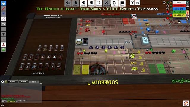 Tabletop Simulator/The Binding of Isaac: Four Souls - FULL Scripted Expansions/Турнир смотреть онлайн