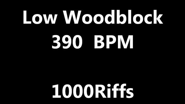 Low Woodblock Metronome : 390 BPM - Beats Per Minute смотреть онлайн
