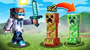 Майнкрафт, но КАЖДЫЙ УДАР по мобу СОЗДАЁТ КЛОНА + FlackJK