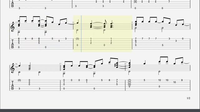 killing me soft his song fingerstyle guitar tab смотреть онлайн
