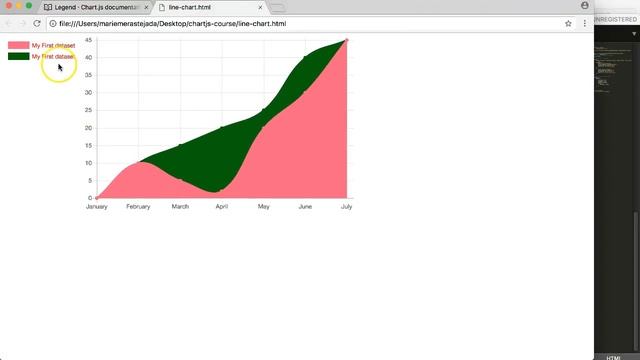 ChartJS 2: How to apply an onhover event on the legend [7/7] смотреть онлайн