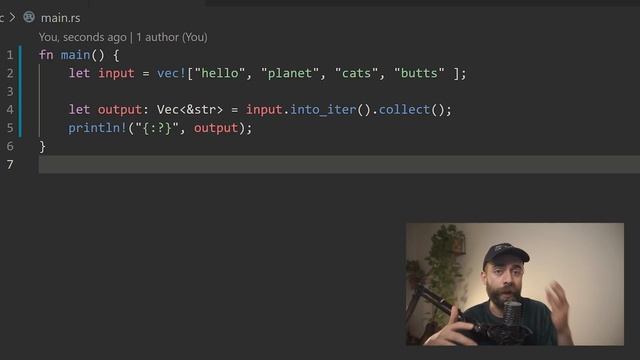 Using Iterator::collect in Rust смотреть онлайн