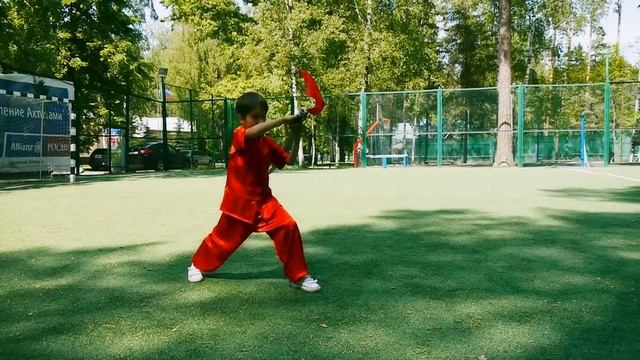 Ушу. Тренировка. Паланкоев Муса