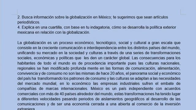 Módulo 9, Actividad Integradora 6, Política exterior Méxicana. смотреть онлайн