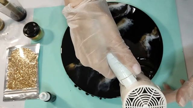 Картина или циферблат эпоксидной смолой. смотреть онлайн