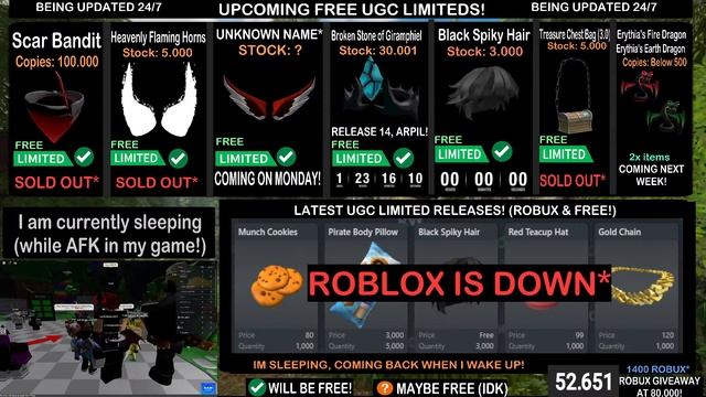 ? ROBLOX IS DOWN - Failed to load Experiences! (Live Status) смотреть онлайн