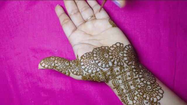 New year unique mehndi/ Easy flower pattern mehndi/ simple beautiful mehndi /Semi bridal mehndi смотреть онлайн