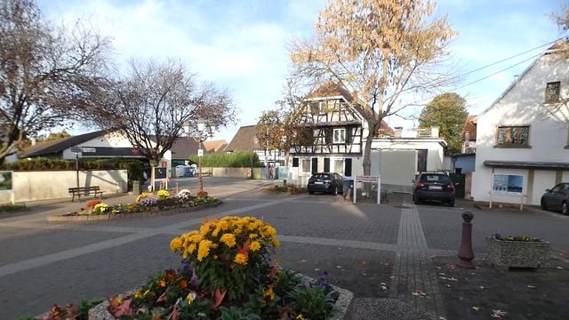ФАХВЕРКОВАЯ АРХИТЕКТУРА //ФРАНЦИЯ // ЭЛЬЗАССКАЯ ДЕРЕВНЯ //  ЧАСТЬ 2 // FRANCE // ALSACE