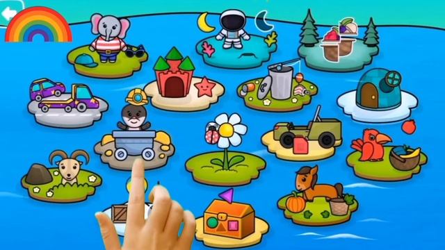 Shapes, Patterns, Numbers and Colors Complete | Bimi Boo Learning Games Baby Games смотреть онлайн