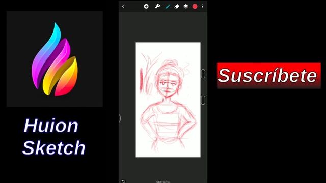 Tutorial Huion Sketch- el boceto смотреть онлайн
