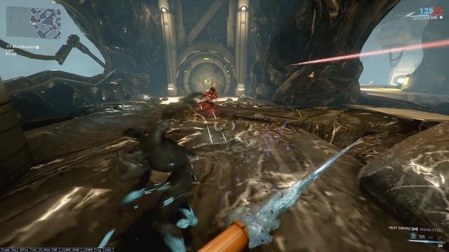 Stance stab in slo mo with Heat Sword in Conclave - Warframe смотреть онлайн