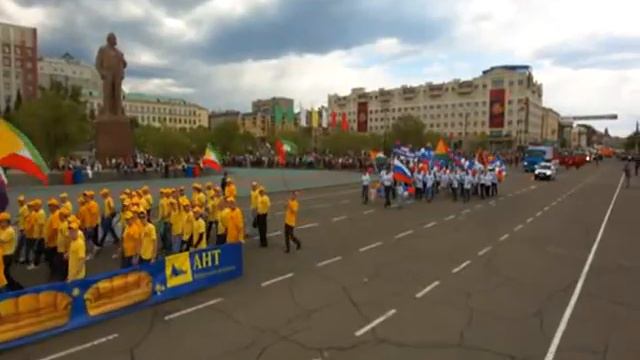 31.05.2015 Телекомпания "Альтес" Праздничное шествие в день города в Чите смотреть онлайн