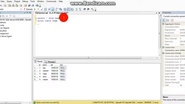 How to delete column from a table in MS SQL Server смотреть онлайн