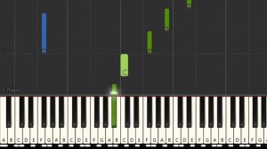 Mobb Deep - Shook Ones (Easy) [Synthesia] (Piano tutorial)