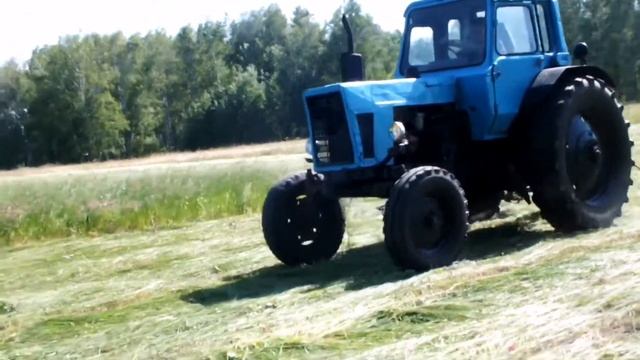 Мтз-80 на сенокосе смотреть онлайн