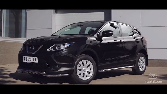 Nissan Qashqai Обвес из нержавейки www.suvkit.ru смотреть онлайн