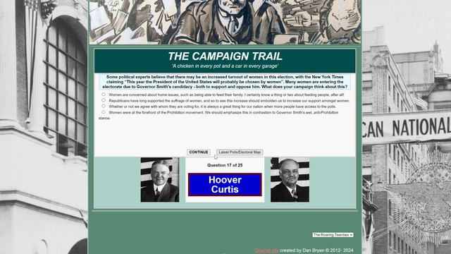 1928 Hoover Guide and Playthrough (Campaign Trail) смотреть онлайн