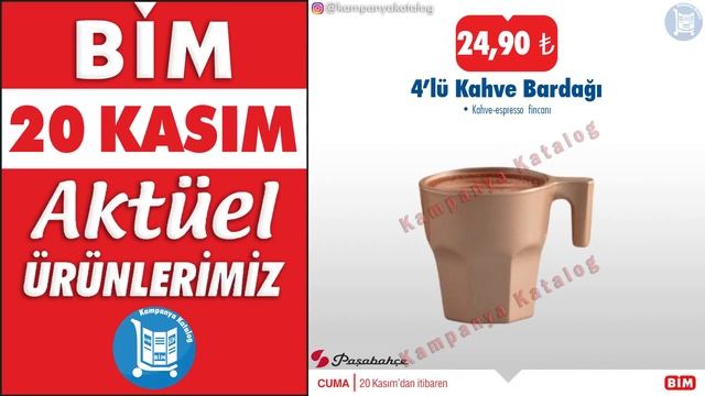 BİM 20 KASIM 2020 CUMA ÜRÜNLERİ | BİM ROSE MUTFAK ÜRÜNLERİ | BİM'de BU CUMA | BİM DETAYLI KATALOG смотреть онлайн