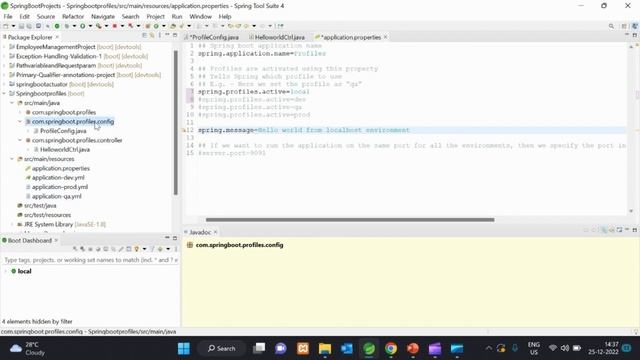 How to use profiles in Spring Boot // what are spring profiles // Easy Learning Channel смотреть онлайн