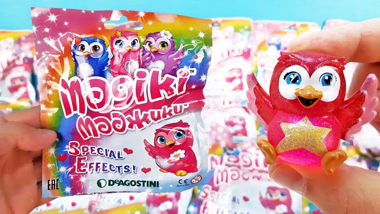 Сюрпризы МАДЖИКИ СОВУШКИ игрушки от ДеАгостини СПЕЦЭФФЕКТЫ! Magiki Surprise Unboxing