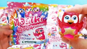 Сюрпризы МАДЖИКИ СОВУШКИ игрушки от ДеАгостини СПЕЦЭФФЕКТЫ! Magiki surprise unboxing