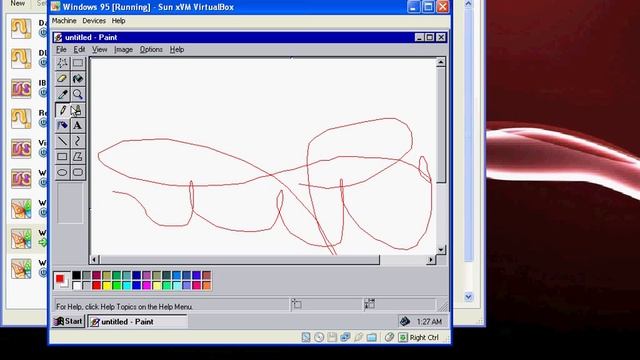 Windows 95 in VirtualBox смотреть онлайн
