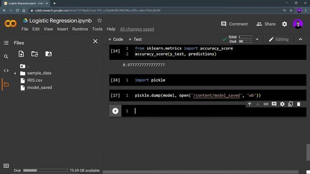 Saving and Loading ML Models using Pickle and Joblib смотреть онлайн