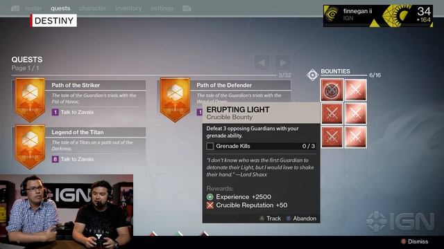 Quest UI Updates in Destiny: The Taken King - IGN Plays Live смотреть онлайн