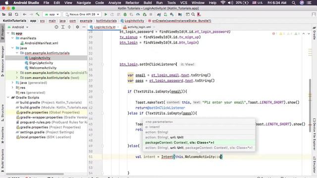 Login form Validation in Android Studio Kotlin Tutorial 52 - Urdu/Hindi | Muhammad Waqas смотреть онлайн
