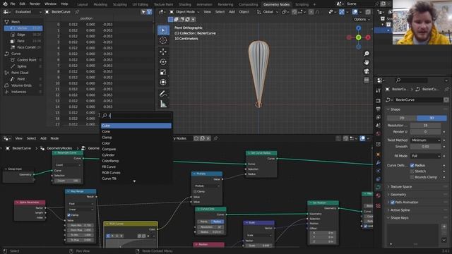 [4] Blender Cactus - Custom Curve Radius смотреть онлайн