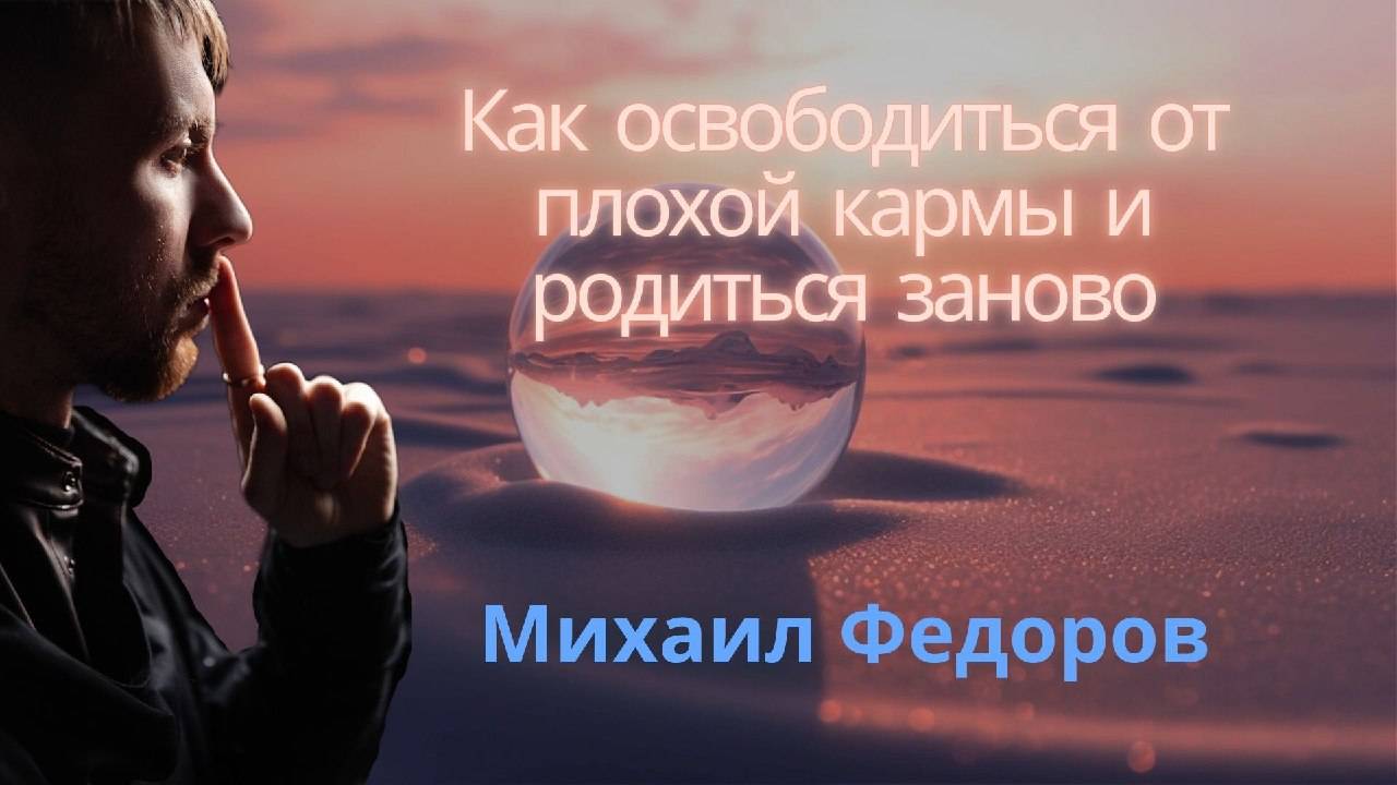 Как освободиться от плохой кармы и родиться заново Михаил Федоров