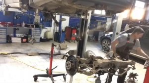 Замена сайлентблоков задней подвески SUBARU LEGACY