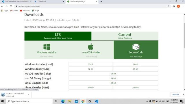 How to download and install visual studio code and NodeJs смотреть онлайн