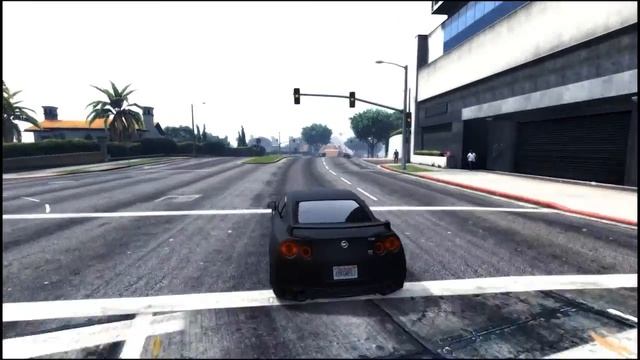 Nissan GTR R35 MOD GTA 5 смотреть онлайн