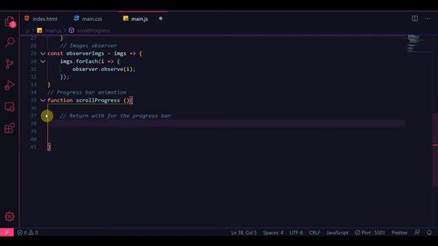 Html, css, javascript Reading Progress bar part 2. смотреть онлайн