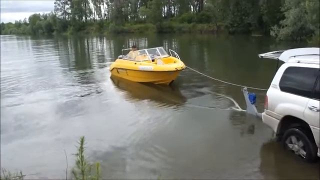 Лодка "ARCTIC-510", спуск на воду Обского Моря смотреть онлайн