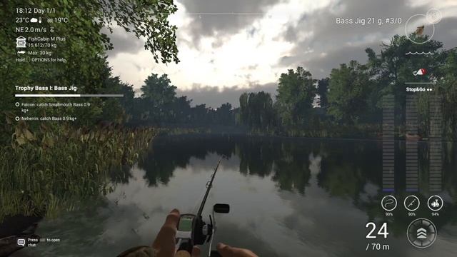 TROPHY Largemouth Bass | MUDWATER RIVER, Missouri | Fishing Planet PS4 смотреть онлайн