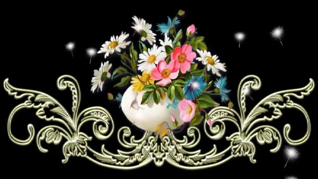 ФУТАЖ  БУКЕТ ЦВЕТОВ В ВАЗЕ !!!