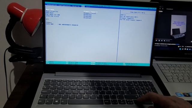 Como entrar na BIOS do notebook Lenovo S145 смотреть онлайн