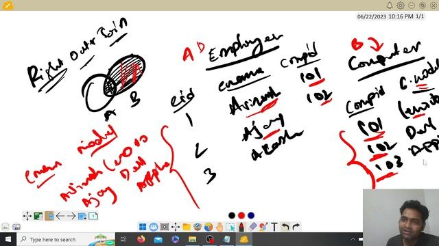 SQL-Right Outer Join смотреть онлайн